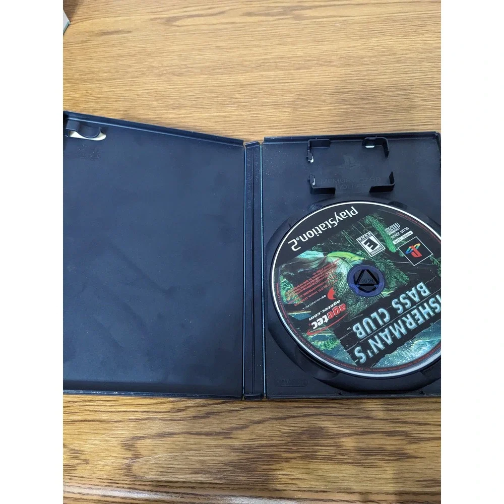 Fishermans Bass Club Sony PlayStation 2 PS2 2002 Agetec‎ Fishing Game SLUS-20428